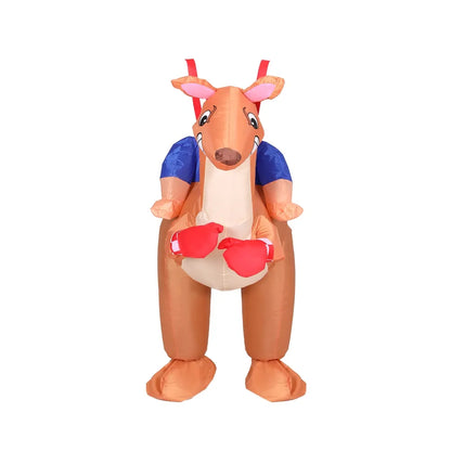 Inflatable Kangaroo Costume Adult Suit Blow Up Party Fancy Dress Halloween Cosplay - Image 3