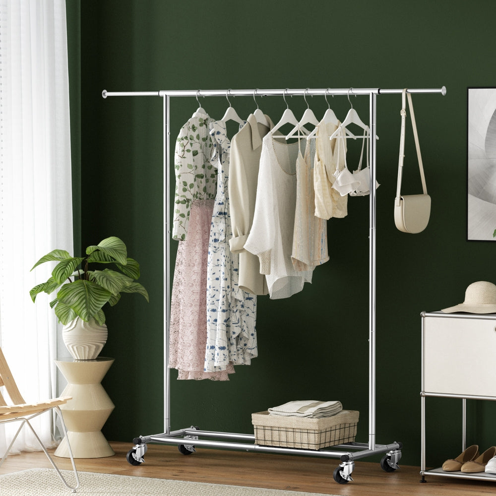 Artiss Clothes Rack Airer Rail Coat Stand Adjustable Hanger - Image 7