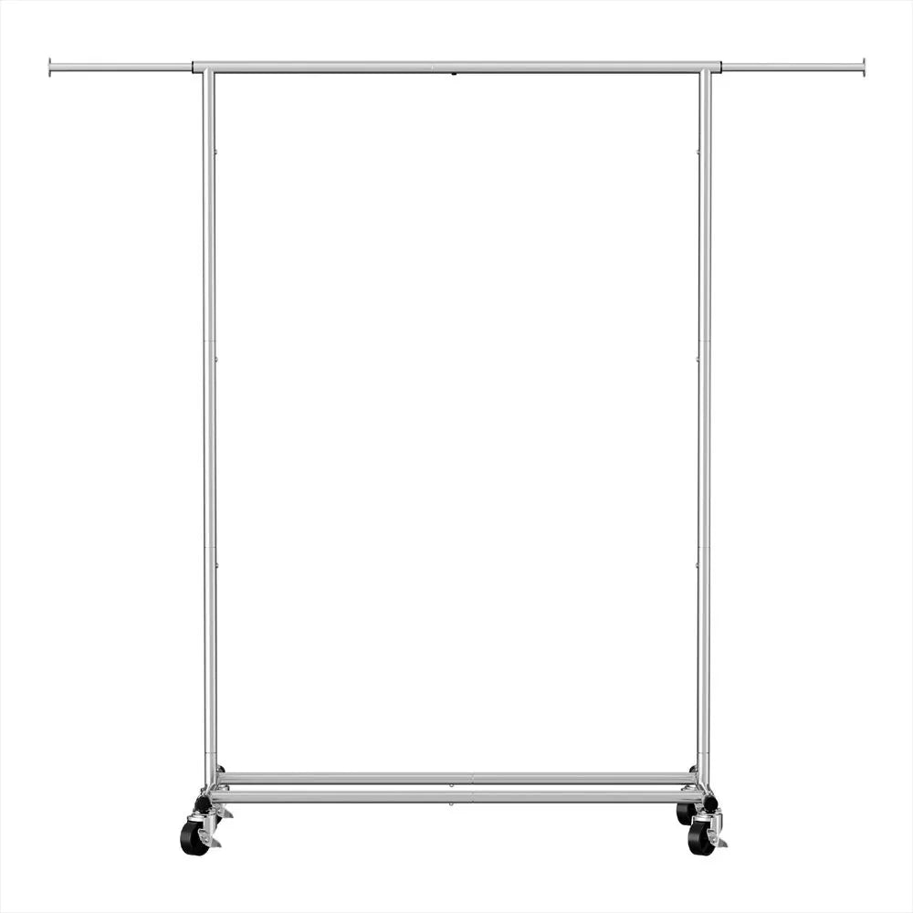 Artiss 2X Clothes Rack Airer Rail Coat Garment Stand Adjustable Hanger - Image 4