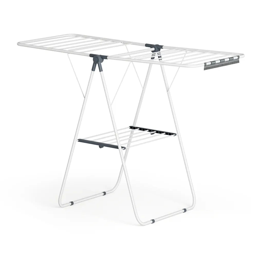 Artiss 2 Tier Clothes Rack Airer Foldable 139CM White