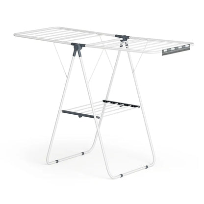 Artiss 2 Tier Clothes Rack Airer Foldable 139CM White
