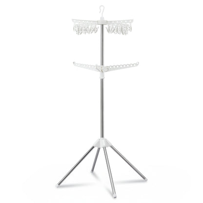Artiss Clothes Rack Airer 2 Tier Rotatable Hanger Foldable - Image 7