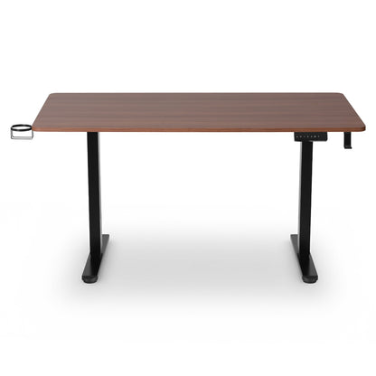 Artiss Standing Desk Motorised Dual Motor Electric Walnut 140CM - Image 3