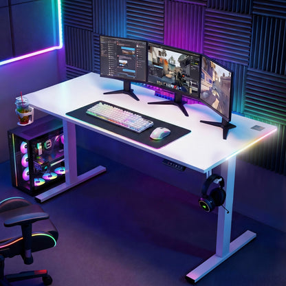 Artiss Electric Standing Desk Height Adjustable Gaming Desk Home Office 140cm - Image 9