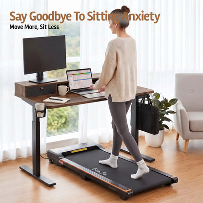 Artiss Electric Standing Desk Height Adjustable Home Office 120cm Rustic Brown - Image 5