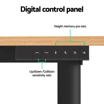 120CM Artiss Electric Standing Desk Sit Stand Desks Home Office Computer Desk - Image 5