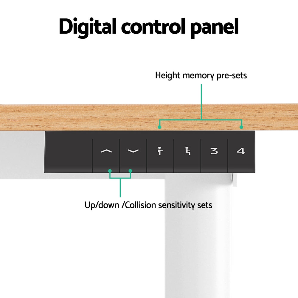 120CM Artiss Electric Standing Desk Sit Stand Desks Home Office Computer Desk - Image 5