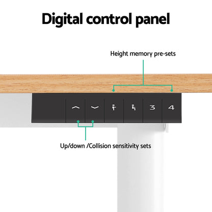 120CM Artiss Electric Standing Desk Sit Stand Desks Home Office Computer Desk - Image 5