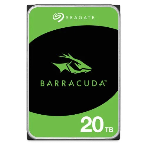 Seagate 24TB 3.5' Barracuda, SATA 6Gb/s, CMR, 7200RPM, 512MB Cache, 512e, HDD, 2 Years Warranty...