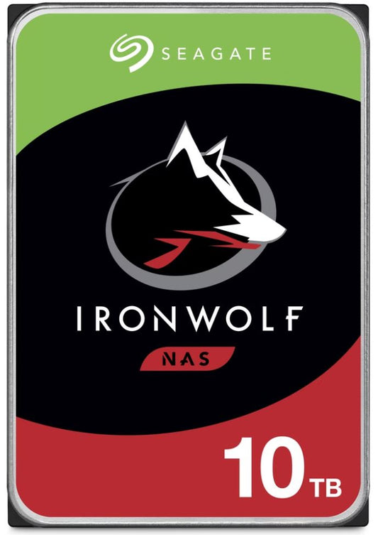 Seagate 10TB 3.5' IronWolf  7200 RPM 256MB Cache SATA 6.0Gb/s 3.5' Hard Drives Bare Drive - Hard...