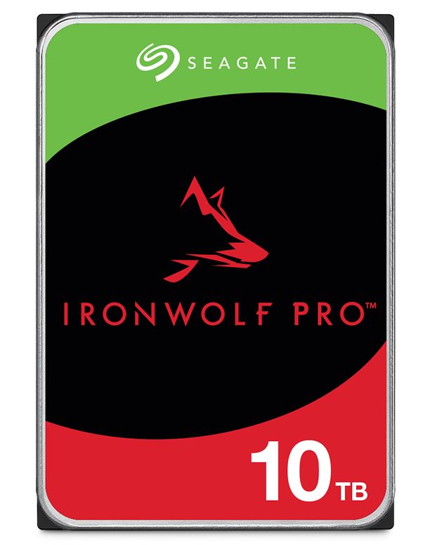 Seagate 10TB 3.5' IronWolf Pro NAS  SATA Hard Drive (ST10000NT001) -5-year limited warranty -6Gb/...