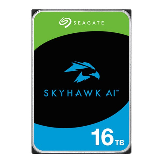 Seagate 16TB 3.5' SkyHawk AI Surveillance, SATA 6Gb/s, CMR, max. DTR 285/272mb, HDD, 512MB Cache,...