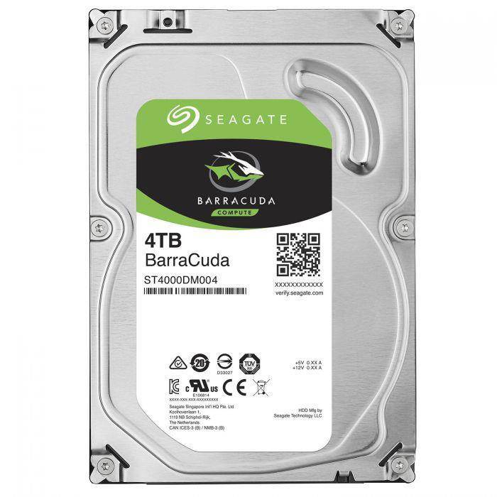 Seagate 4TB 3.5' Barracuda, 5400RPM SATA3 6Gb/s 256MB Cache HDD - Hard Disk Drives - SATA