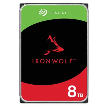Seagate 8TB 3.5' IronWolf, SATA3, NAS 24x7, 5400 RPM, CMR, max. STR OD 202MB/s, 256MB Cache, HDD,...