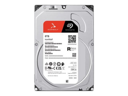 Seagate 8TB 3.5' IronWolf, SATA 6.0Gb/s, NAS 24x7, CMR, max. STR OD 202MB/s, 5400 RPM, 256MB Cach... - Image 3