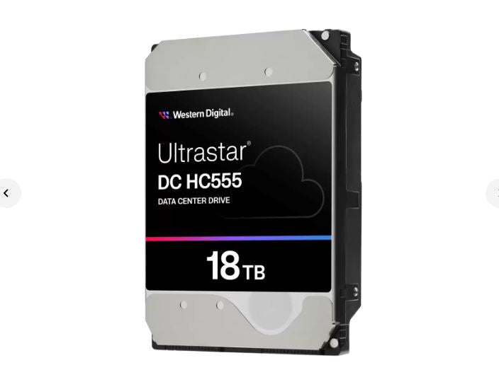 Western Digital WD Ultrastar 18TB 3.5' SAS HC555 Data Center HDD Storage - Hard Disk Drives - SATA