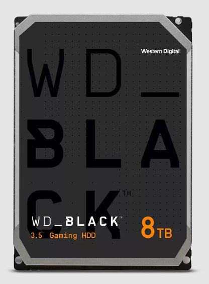 Western Digital WD Black 8TB 3.5' HDD SATA 6gb/s 7200RPM 256MB Cache CMR Tech for Hi-Res Video Ga...