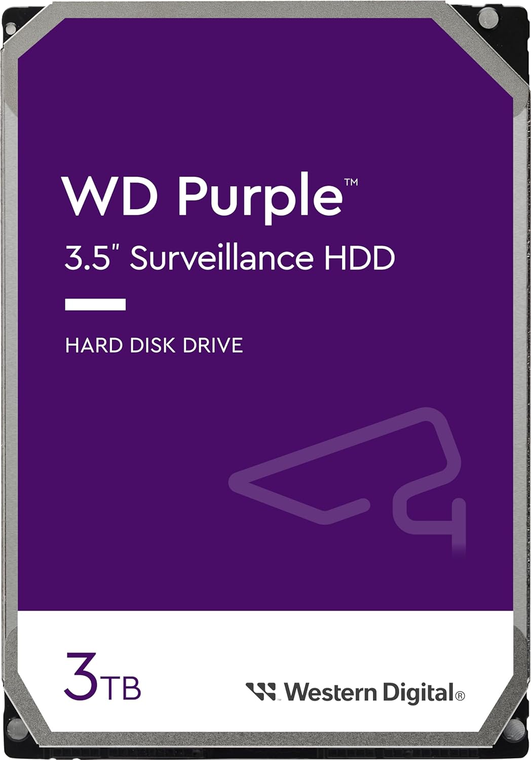 Western Digital WD Purple 3TB 3.5' SATA Surveillance HDD 256MB Cache 3-Year Limited Warranty - Ha...