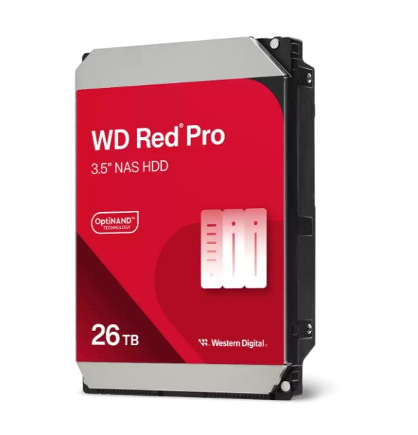 Western Digital WDRed Pro NAS Hard Drive - 26TB 3.5' 272MB/s 7200 RPM 512MB SATA HD 5yrs warranty...
