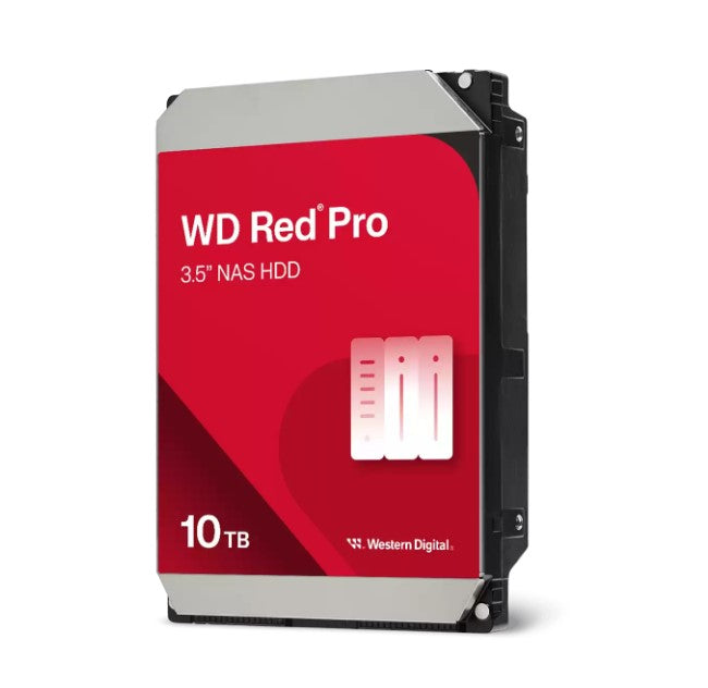 Western Digital WD Red Pro 10TB 3.5' NAS HDD SATA 7200RPM 512MB up to 267MB/s CMR 5yrs warranty...