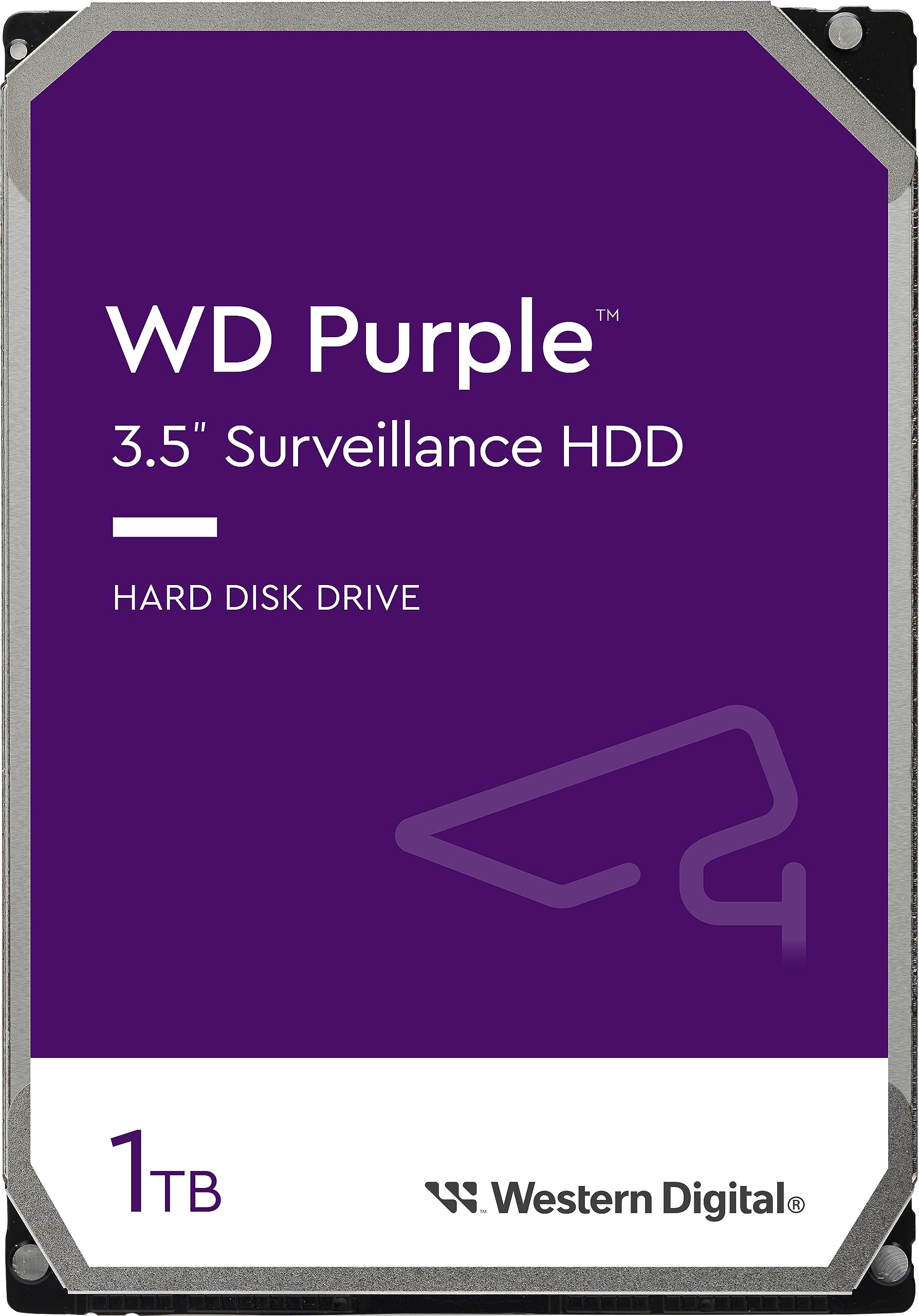 Western Digital WD11PURZ WD Purple 1TB 3.5' Surveillance HDD 5400RPM 64MB SATA3 110MB/s 3yrs  lim...