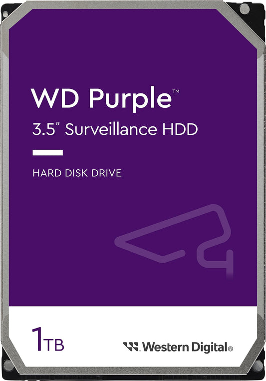 Western Digital WD11PURZ WD Purple 1TB 3.5' Surveillance HDD 5400RPM 64MB SATA3 110MB/s 3yrs  lim...
