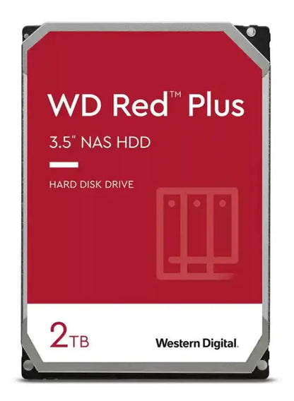 Western Digital 2TB WD Red Plus NAS Hard Drive 3.5-Inch -Transfer Rate up to 215MB/s -5640 RPM -C... - Image 2