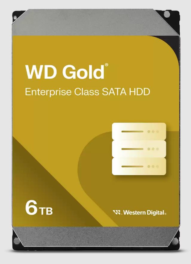 Western Digital Gold 6TB 3.5' Enterprise Class SATA 6 Gb/s HDD 7200 RPM Cache Size  256MB 5-Year... - Image 2