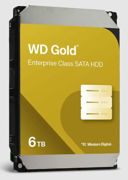 Western Digital Gold 6TB 3.5' Enterprise Class SATA 6 Gb/s HDD 7200 RPM Cache Size  256MB 5-Year... - Image 3