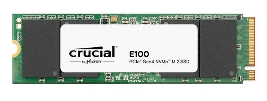 Crucial E100 1TB Gen4 NVMe SSD 5000/4500 MB/s R/W 80TBW 350K/460K IOPS 1M hrs MTTF M.2 2280 PCIe4...