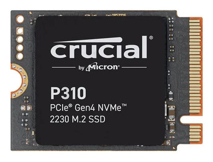 Crucial P310 1TB M.2 2230 NVMe SSD 7100/6000 MB/s 1M IOPS 220TBW 2M MTTF for MS Surface Pro Valve...