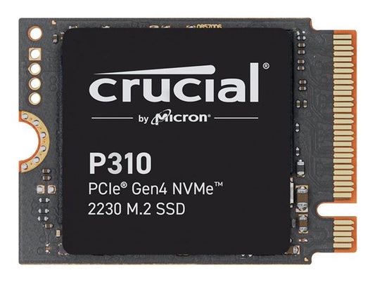 Crucial P310 2TB M.2 2230 NVMe SSD 7100/6000 MB/s 1M IOPS 440TBW 2M MTTF for MS Surface Pro Valve...