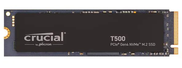 Crucial T500 1TB Gen4 NVMe SSD - 7300/6800 MB/s R/W 600TBW 1440K IOPs 1.5M hrs MTTF Acronis True...