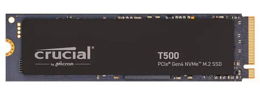 Crucial T500 1TB Gen4 NVMe SSD - 7300/6800 MB/s R/W 600TBW 1440K IOPs 1.5M hrs MTTF Acronis True...