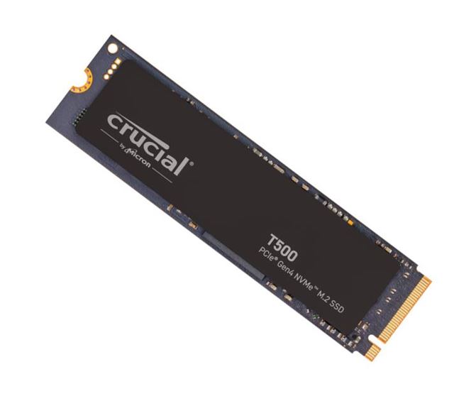 Crucial T500 2TB Gen4 NVMe SSD - 7400/7000 MB/s R/W 1200TBW 1440K IOPs 1.5M hrs MTTF Acronis True...