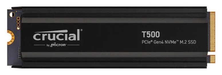 Crucial T500 2TB Gen4 NVMe SSD Heatsink - 7400/7000 MB/s R/W 1200TBW 1440K IOPs 1.5M hrs MTTF Acr... - Image 3