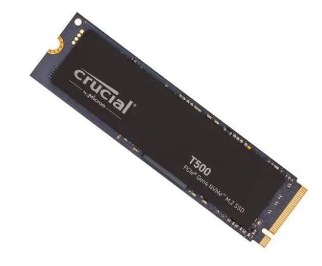 Crucial T500 4TB Gen4 NVMe SSD - 7000/6900 MB/s R/W 2400TBW 1440K IOPs 1.5M hrs MTTF Acronis True...