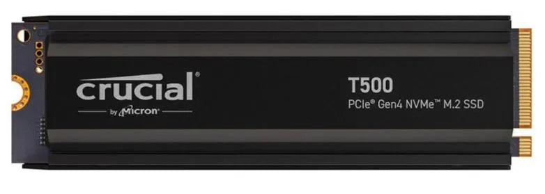 Crucial T500 4TB Gen4 NVMe SSD Heatsink - 7400/7000 MB/s R/W 2400TBW 1440K IOPs 1.5M hrs MTTF Acr... - Image 3