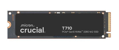 Crucial T710 1TB PCIe Gen5 NVMe 2280 SSD - 14900/13700 MB/s R/W 600TBW 2.2M IOPs 1.5M hrs MTTF wi...