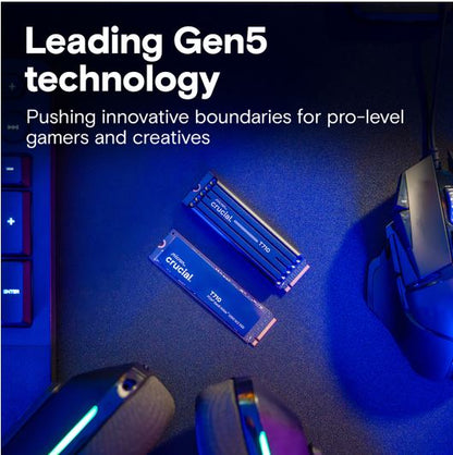 Crucial T710 4TB PCIe Gen5 NVMe 2280 SSD - 14500/13800 MB/s R/W 2400TBW 2.3M IOPs 1.5M hrs MTTF w... - Image 4