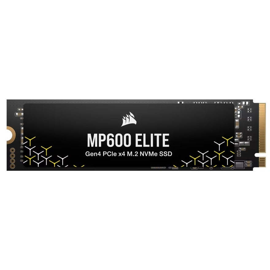 Corsair MP600 ELITE 2TB PCIe Gen4 x4 NVMe 1.4 M.2 SSD, M.2 2280, PCIe 4.0, 7000 MB/s read, 6500 M...