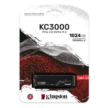 Kingston KC3000 1TB PCle 4.0 NVMe M.2 2280 7,000/6,000MB/s Random 4K 800TBW 3D TLC Phison E18 Low... - Image 2