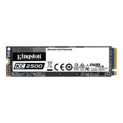 Kingston KC2500 2TB M.2 NVMe PCle SSD 3D NAND 3500/2900MB/s 375K/300K IOPS 1.2PBW XTS-AES 256 bit...