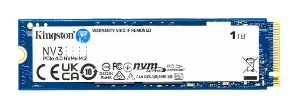 Kingston SNV3S NV3 1TB PCle 4.0x4 NVMe M.2 2280 SSD 6000/4000MB/s compaitible Notebook and SFF 5Y...