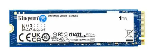 Kingston SNV3S NV3 1TB PCle 4.0x4 NVMe M.2 2280 SSD 6000/4000MB/s compaitible Notebook and SFF 5Y...