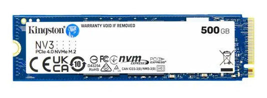 Kingston SNV3S NV3 500GB PCle 4.0x4 NVMe M.2 2280 SSD 5000/3000MB/s compaitible Notebook and SFF...
