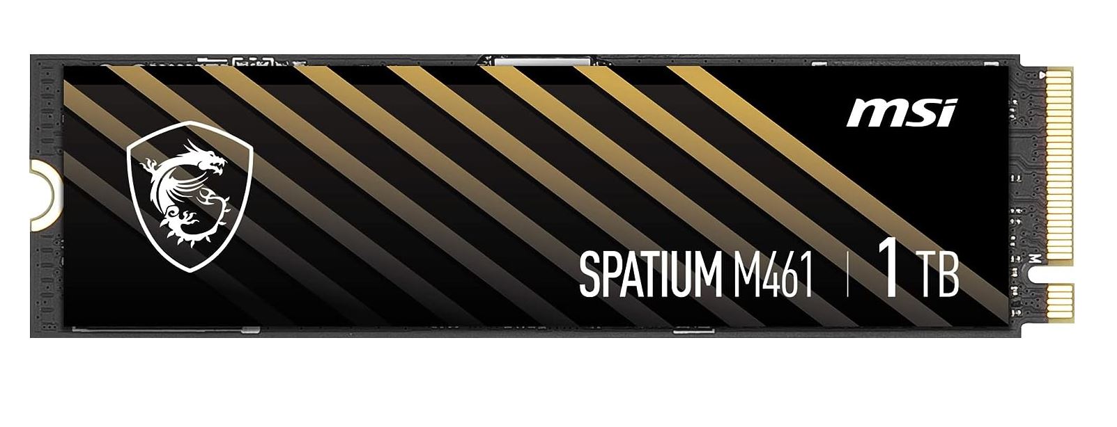 MSI SPATIUM M461 PCIe 4.0 NVMe M.2 1TB Internal SSD PCIe Gen4 NVMe (SPATIUM M461 PCIe 4.0 NVMe M.... - Image 2