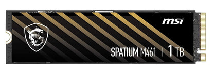 MSI SPATIUM M461 PCIe 4.0 NVMe M.2 1TB Internal SSD PCIe Gen4 NVMe (SPATIUM M461 PCIe 4.0 NVMe M.... - Image 2