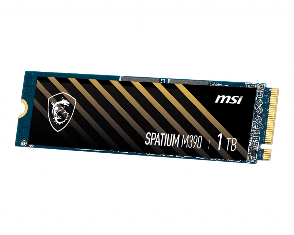 MSI SPATIUM M390 NVMe M.2 1TB SSD, PCIe Gen3x4, Sequential Read up to 3300MB/s, Sequential Write... - Image 3