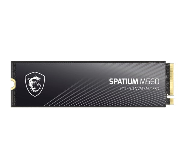 MSI SPATIUM M560 PCIe 5.0 NVMe M.2 1TB SSD, Sequential Read up to 10200MB/s, Sequential Write up... - Image 2